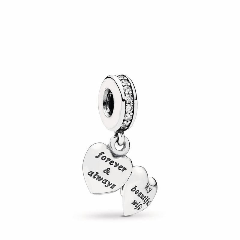 Pandora My Beautiful Wife Dangle Charm Outlet NZ, Sterling Silver (390528-AFN)